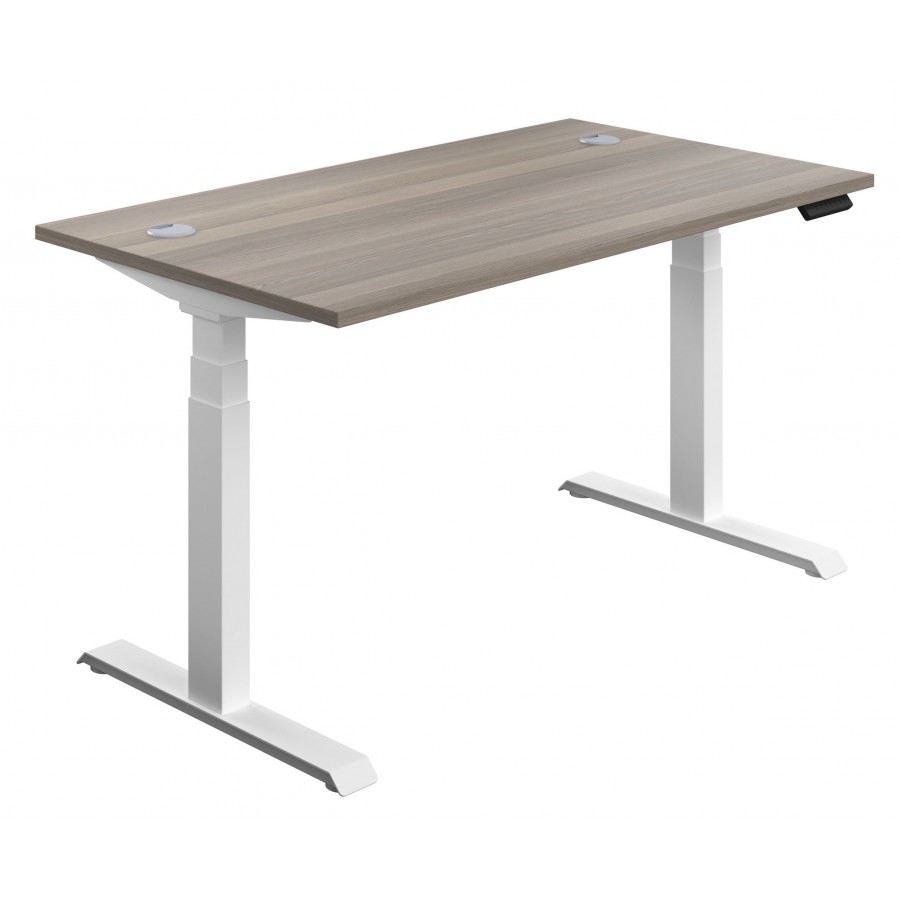 Olton Height Adjustable Straight Office Desk